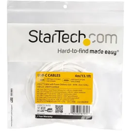 Startech USB-C 4 m Weiß