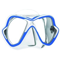 Mares Erwachsene X-Vision Mask 14 Taucherbrille, Blau/Weiss, BX