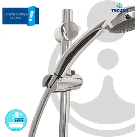 tecuro Brausestange 115 cm Wandstange SUN - mit variablen Wandbefestigungen, verchromt