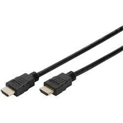 DIGITUS - HDMI mit Ethernetkabel - HDMI (M) bis HDMI (M) - 1 m - Dreifachisolier...