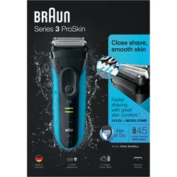 Braun Series 3 ProSkin 3045s - Rasierer - schnurlos