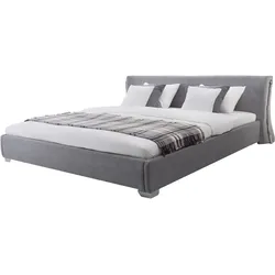 Wasserbett Stoff PARIS 140 x 200 cm Grau