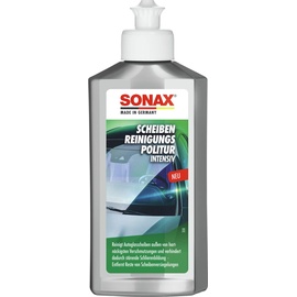SONAX ScheibenReinigungsPolitur intensiv (250 ml) reinigt Autoglasscheiben von hartnäckigsten Verschmutzungen | Art-Nr. 03371000