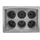 FIXKRAFT Weinregal 6 Flaschen grau