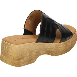 Gabor Plateau Pantoletten Damen 31393931383130 Schwarz 38 1/2 EU - Schwarz - 38,5