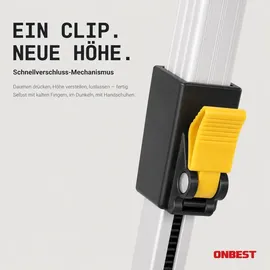 onbest Klapptisch Norderney Silber
