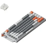 NuPhy Field75 HE Magnetische Gaming Tastatur, Rapid Trigger, 8kHz, QWERTY US, RGB, Magnetic White Switch - Grau