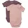 MINYMO Kinder Kurzarmbody "Body SS (2-pack)" in Rosa | Gr.: 74