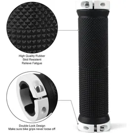 luxuskollektion Fahrradgriffe rutschfeste Gummi Griff Aluminium Lock 20-22mm bunt