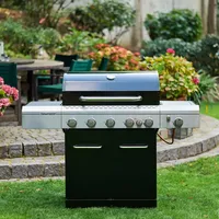 Nexgrill BBQ Gasgrill "Megamaster",silber / schwarz,