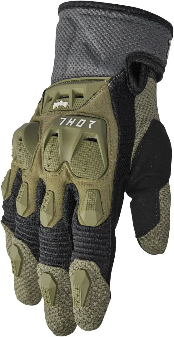 Thor Terrain Motorcross handschoenen, zwart-groen, XL Voorman