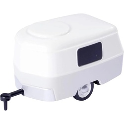 Carson Modellsport 1:87 Wohnwagen mit Anhängerkupplung 1:87 Anhänger