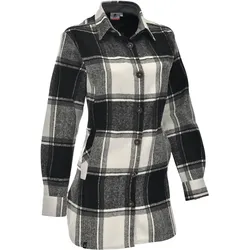 Flanellbluse Sanremo dunkelgrau|SCHWARZ 38