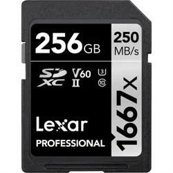 Lexar SDXC Professional 256 GB 1667x UHS-II | ✔️ Temporär mit 100 € gratis geschenkbox