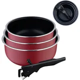 BERGNER Click&Cook 4tlg, | rot