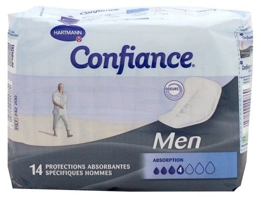 Confiance® MEN 4G Protections absorbantes 14 pc(s) Couches