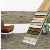 HEXIM - Vinyldielen 0,97m2 Selbstklebend Pvc Wandverkleidung Bodenbelag Holzoptik 91x15cm Paneele: 7 Dielen / 0.97 M2, 3401-13 Charcoal Ash