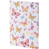 RÖSSLER Briefpapier mit Umschlag | Briefpapier Set | Motivpapier | 10 Briefpapier edel | 10 Briefumschläge | 260 x 12 x 200 mm | 1 Stück | Motiv: Butterflies