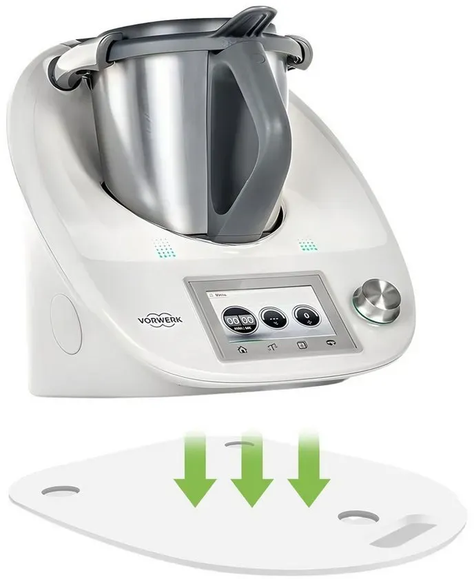 Preisvergleich Produktbild Allyson Ablageregal Gleitbrett für Thermomix TM6 TM5, Rollbrett, Küchenmaschinen Zubehör