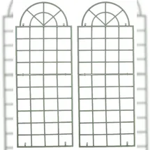 CLP Rankgitter Viva 2er Set 60 x 30 cm Antik-Grün