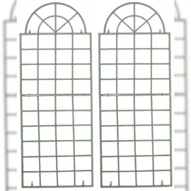 CLP Rankgitter Viva 2er Set 60 x 30 cm Antik-Grün