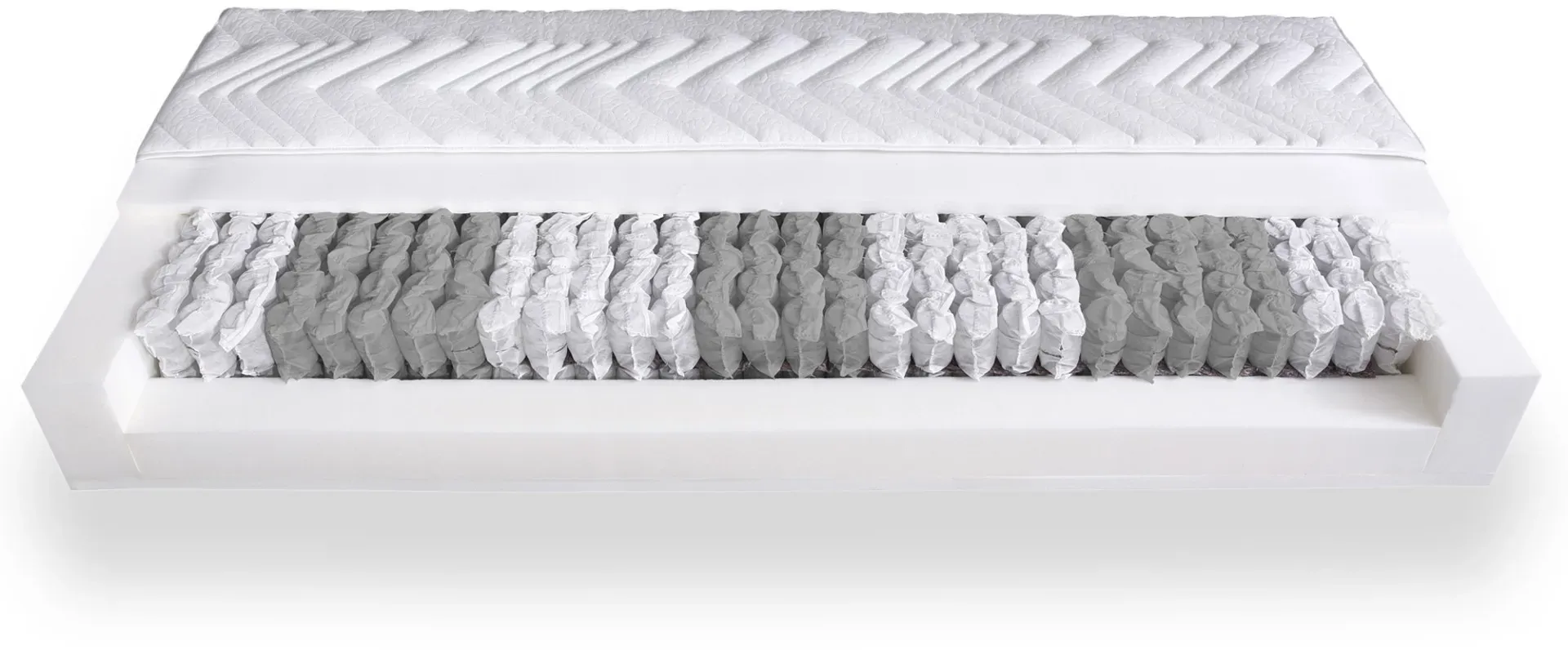 Schwarzwaldmarie Boxspring – 7-Zonen-Tonnentaschenfederkernmatratze, Made in Germany
