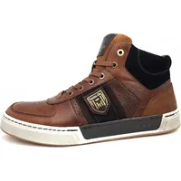 Pantofola d'Oro Pantofola d`Oro Schnürschuh Pantofola Doro Frederico Uomo Mid Herrenschuh mit Label-Applikationen Herren Stiefelette in Braun, Größe 43 EU