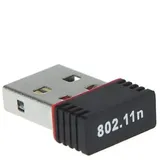 Ziyan WLAN Mini 150MPS USB 2.0 Stick WiFi Wireless LAN Network Adapter Stick Schwarz Dongle Chip