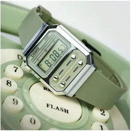 Casio A100wef Uhr Green / Green / Mineral One Size