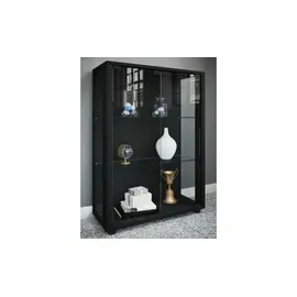 VCM Vitrine Sintalo 60 x 25 x 80 cm Schwarz