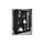 VCM Vitrine Sintalo 60 x 25 x 80 cm Schwarz