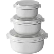 Emsa Micro Family Frischhaltedose weiß 0,5 l 3-teilig