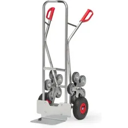 fetra Alu-Treppenkarre 1327 5-arm. Rad-Stern - Tragkraft 200kg Schaufel 25x32cm