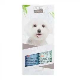 Greenfields Hundeshampoo Geschenk Set für Malteser 500 ml Weiß