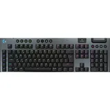 Logitech G915 X Lightspeed, schwarz, LEDs RGB, GL TACTILE, USB/Bluetooth, US (920-012676)