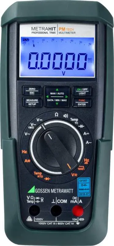 GMC Instruments GMC METRAHIT PM TECH, 60000 Ziffern, Akku, AA, 1,5 V