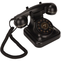 Retro-Festnetztelefon, Vintage-Telefon mit Schnurgebundener Wählscheibe, Klassische Alte Modetelefone, Kabelgebundenes Tischtelefon für Büro, Zuhause, Geschenke für Freunde und