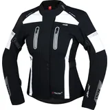 IXS Pacora-ST, Textiljacke wasserdicht Damen - Schwarz/Weiß - XL