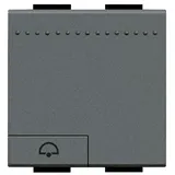 Legrand Wippe LivingLight Symbolwippe 2M Glocke Anthrazit