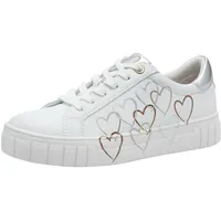 Marco Tozzi Plateau-Sneaker Mehrfarbig/Gold/Weiß Damen 38