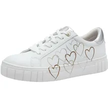 Marco Tozzi Plateau-Sneaker Mehrfarbig/Gold/Weiß Damen 38