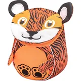 belmil® Kindergartenrucksack Mini Animals Tiger Kunstfaser orange/schwarz