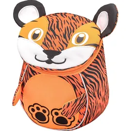 belmil® Kindergartenrucksack Mini Animals Tiger Kunstfaser orange/schwarz