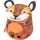 belmil® Kindergartenrucksack Mini Animals Tiger Kunstfaser orange/schwarz