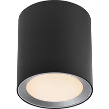 Nordlux Landon Long LED-Deckenleuchte Kunststoff/Metall 14 cm IP44 6,5 W schwarz