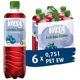 VILSA Leichte Bio Limo Blaubeere, 6 x 0,75 l PET