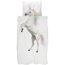 Snurk Einhorn Mehrfarbig 135 x 200 cm + 80 x 80 cm