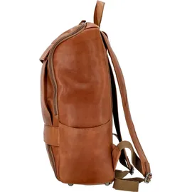 The Chesterfield Brand Rich Business-Rucksack Leder 45 cm Laptopfach braun