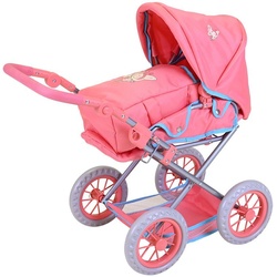 Knorrtoys® Kombi-Puppenwagen Ruby - NICI Spring, mit Wickeltasche rosa