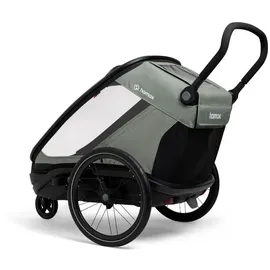 Hamax Kinderanhänger Cocoon grün/schwarz 2023
